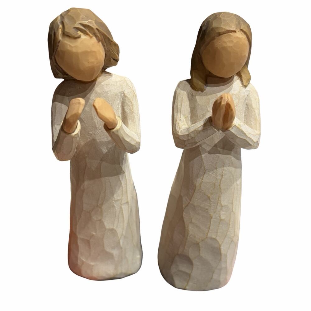 Willow Tree Sisters by Heart Figurines Set of 2 Susan Lordi Demdaco 2000